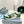 PRA DOWNTOWN NAPPA SNEAKERS WHITE AND GREEN CALFSKIN