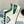 PRA DOWNTOWN NAPPA SNEAKERS WHITE AND GREEN CALFSKIN