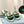 PRA DOWNTOWN NAPPA SNEAKERS WHITE AND GREEN CALFSKIN