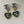 cc heart blue denim drop earrings