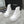 CC 24 Interlocking Logo Combat Boots 100mm White Lambskin 432650
