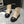 CC Interlocking Logo Combat Boots Black Beige Quilted Lambskin 432653