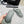 CC Mule Grey Quilted Calfskin