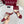 GC 25 Horsebit Thong Sandals Red Canvas Leather 293853