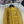 CC Long Coat Dress Yellow Wool Cotton 251966