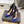ALAIA ROUND-TOE HIGH HEELS 10 CM IN NAVY BLUE CALFSKIN