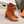 HM Ankle Boots 60mm Brown Orange Calfskin And Suede 972381