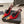 DUNE HIGH 10 CM SLINGBACK PUMPS IN RUBY RED PATENT LEATHER WITH CRYSTAL