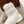 CD Ankle Boots White Quilted Windbreaker Fabric And Fleece