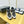 cc womens sneaker in black white calfskin and beige brown suede 137614