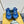 GROSGRAIN SANDAL IN COBALT BLUE FABRIC
