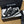 CC Sneaker Black Mix White Calfskin And Silk Parachute Fabric 947509