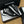 CC Sneaker Black Mix White Calfskin And Silk Parachute Fabric 947509