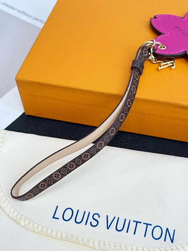 LV Cherry Blossom Charm Pink mix Colors Cowhide