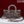 medium lady d-joy 26 dark purple metalic lambskin