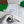 BV Narrow Face Belt 1.5cm Off White Sliver Leather 207547