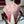 GG Fringe Scarf 90x90 Pink Silk Twill 203973