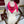 GG Fringe Scarf 90x90 Pink Colorful Silk Twill 203993