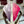 GG Fringe Scarf 90x90 Pink Colorful Silk Twill 203993