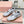 Miu Tyre Ballerina Shoes Grey Suede Fabric 456342