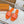 LV Mare Flat Mule Orange Sheepskin