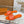 LV Mare Flat Mule Orange Sheepskin