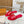 LV Mare Flat Mule Red Rose Sheepskin