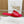LV Mare Flat Mule Red Rose Sheepskin
