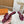LV Mare Flat Mule Burgundy Sheepskin
