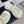 Large Double C Platform Slippers White