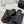THICK SOLE WEDGE SLIPPERS IN BLACK CALFSKIN