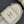 FLAT CHAIN HEART SLIPPER IN WHITE LAMBSKIN