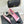 CC 26C Ribbon Camellia Mary Jane With Giant Pearl Black Pink Lambskin