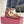 GG 26WF Chunky Heel Sandals 5cm Rosso Ancora Sheepskin 632553