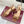 GG 26WF Chunky Heel Sandals 5cm Brown Sheepskin 632559