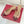 Valet Du Roi Kidskin Slingback 6cm Brown Pink Sheepskin 702242