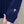CD 25 Hollow Knitted Vest Blue Silk Wool