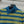 Miu Miu 25 Striped Polo Top Blue Yellow Wool
