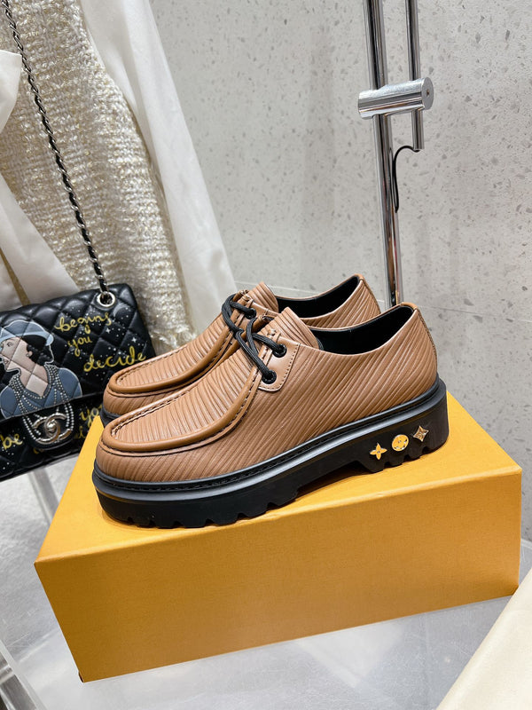 LV Ranger Derby Loafer Brown Cowhide 610716