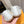 LV Romy Flat Ballerina White Perforated Cowhide 610706