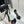 DC Flower High Heel Sandals 105mm Black Satin & Sheepskin 359507