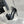 DC Flower High Heel Sandals 105mm Black Satin & Sheepskin 359507