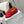Celine 25 Lise Perforated Triomphe Richelieu Shoe Red Lambskin 554197
