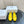 DC Polka-Dot Ballet Flats Yellow White Sheepskin & Silk 999236