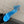 RC Sandals 9.5cm Blue Silk Creole Crystal Diamond 302603