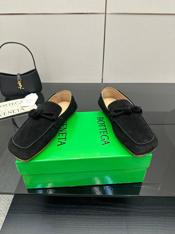 BV Daddy Loafer Black Suede 427636