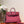 KELLY SELLIER 25 BAG IN CURRANT RED OSTRICH LEATHER WITH SILVER HARDWARE (MADE - TO - ODER)