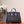 KELLY SELLIER 25 BAG IN BLACK MIX AMETHYST PURPLE OSTRICH LEATHER (MADE - TO - ODER)