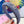 DENIM HEADBAND PIGEON BLUE WITH CRYSTALS 164215