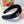HEAD BAND IN BLACK RABBIT FUR